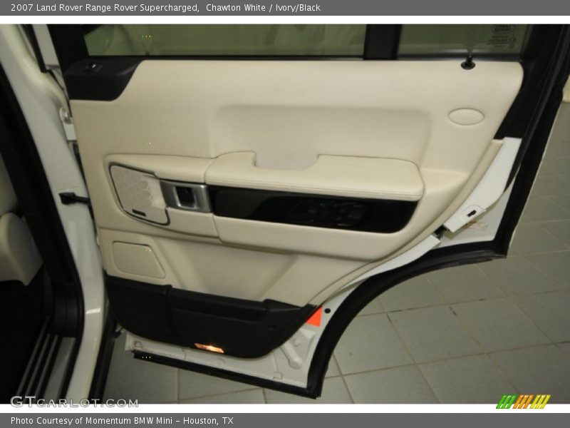 Chawton White / Ivory/Black 2007 Land Rover Range Rover Supercharged