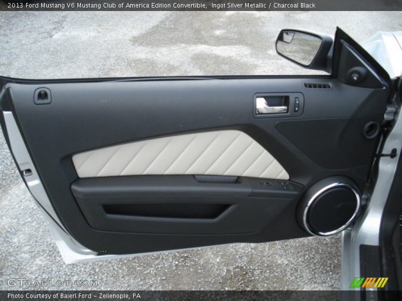 Ingot Silver Metallic / Charcoal Black 2013 Ford Mustang V6 Mustang Club of America Edition Convertible