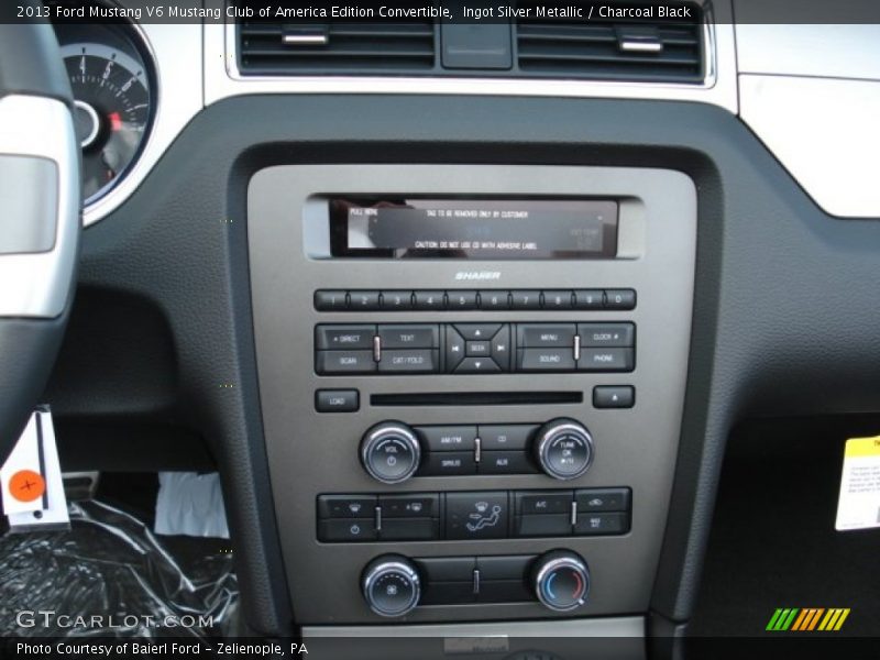 Ingot Silver Metallic / Charcoal Black 2013 Ford Mustang V6 Mustang Club of America Edition Convertible