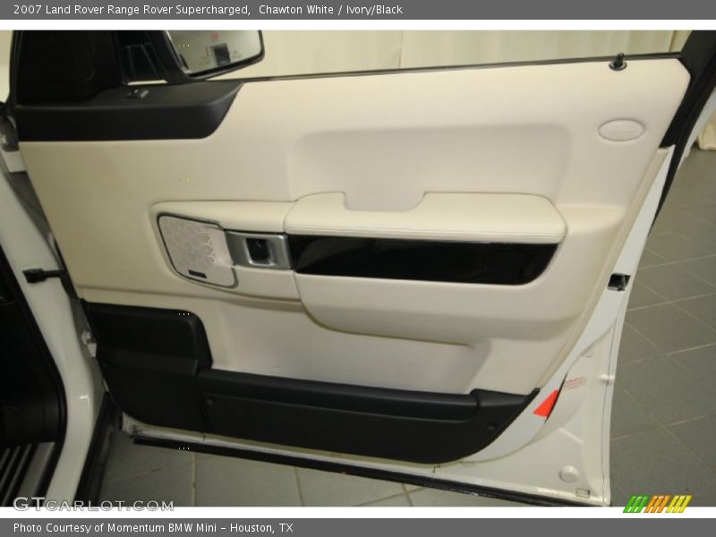 Chawton White / Ivory/Black 2007 Land Rover Range Rover Supercharged