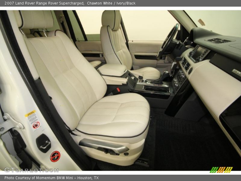 Chawton White / Ivory/Black 2007 Land Rover Range Rover Supercharged