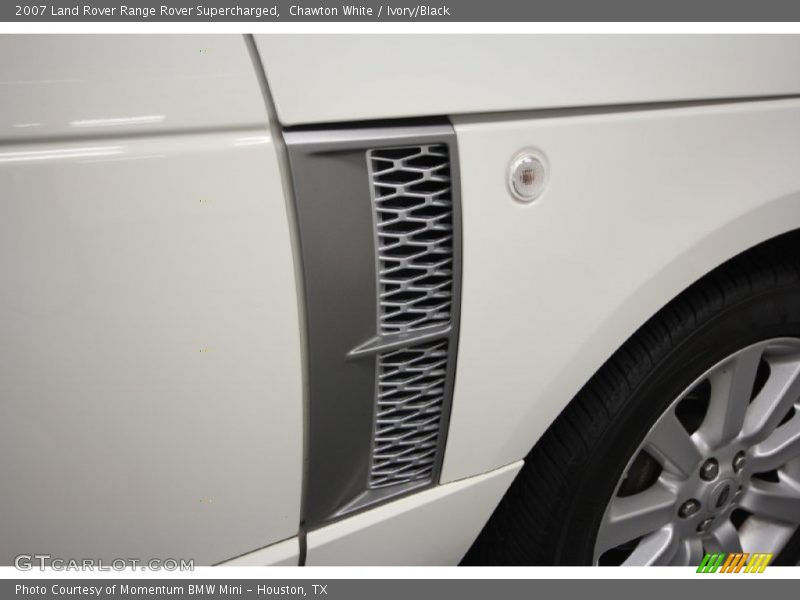 Chawton White / Ivory/Black 2007 Land Rover Range Rover Supercharged