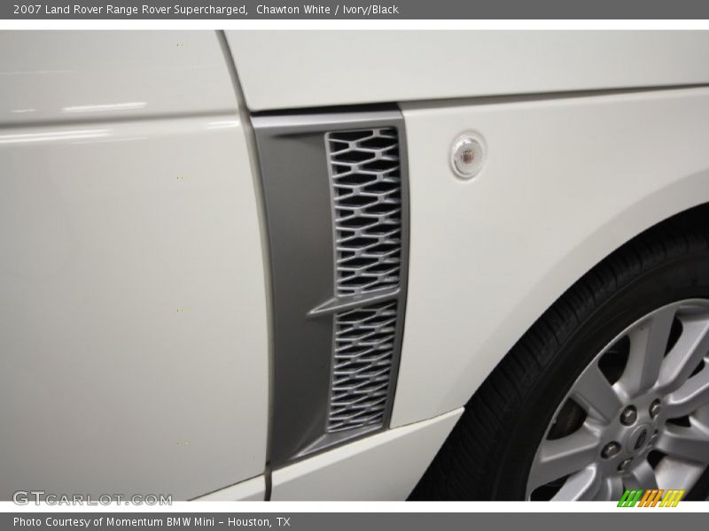 Chawton White / Ivory/Black 2007 Land Rover Range Rover Supercharged