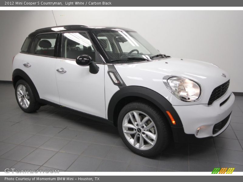 Light White / Carbon Black 2012 Mini Cooper S Countryman