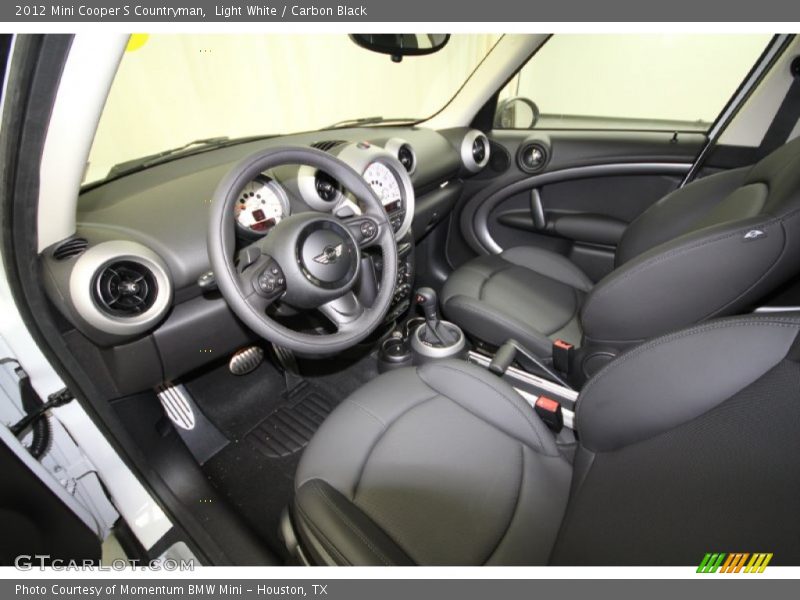 Light White / Carbon Black 2012 Mini Cooper S Countryman