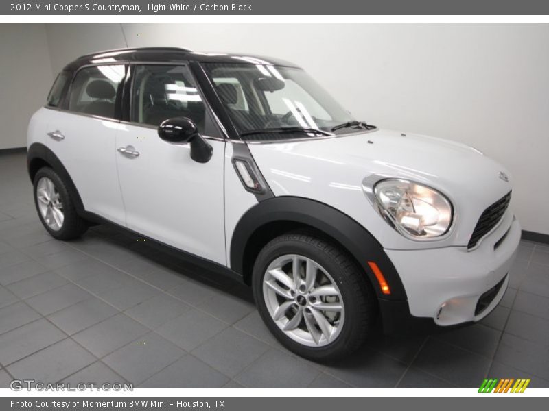 Light White / Carbon Black 2012 Mini Cooper S Countryman