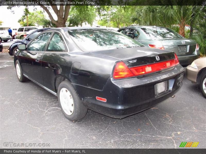 Flamenco Black Pearl / Gray 1999 Honda Accord LX Coupe
