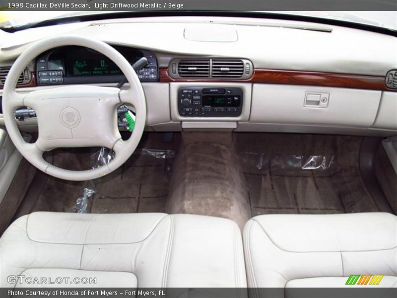 Light Driftwood Metallic / Beige 1998 Cadillac DeVille Sedan