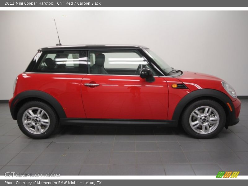 Chili Red / Carbon Black 2012 Mini Cooper Hardtop