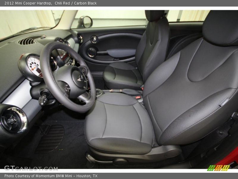 Chili Red / Carbon Black 2012 Mini Cooper Hardtop