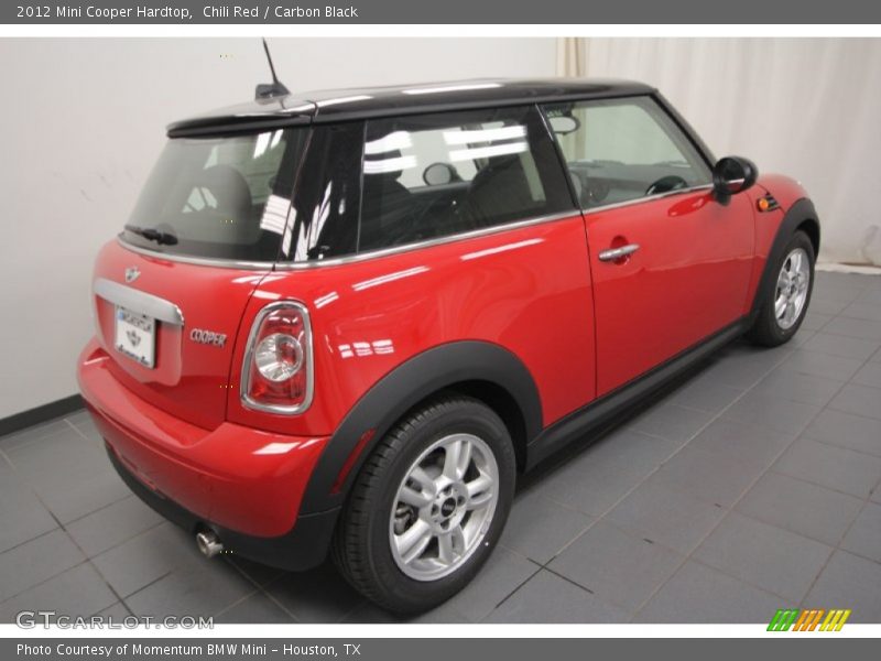 Chili Red / Carbon Black 2012 Mini Cooper Hardtop