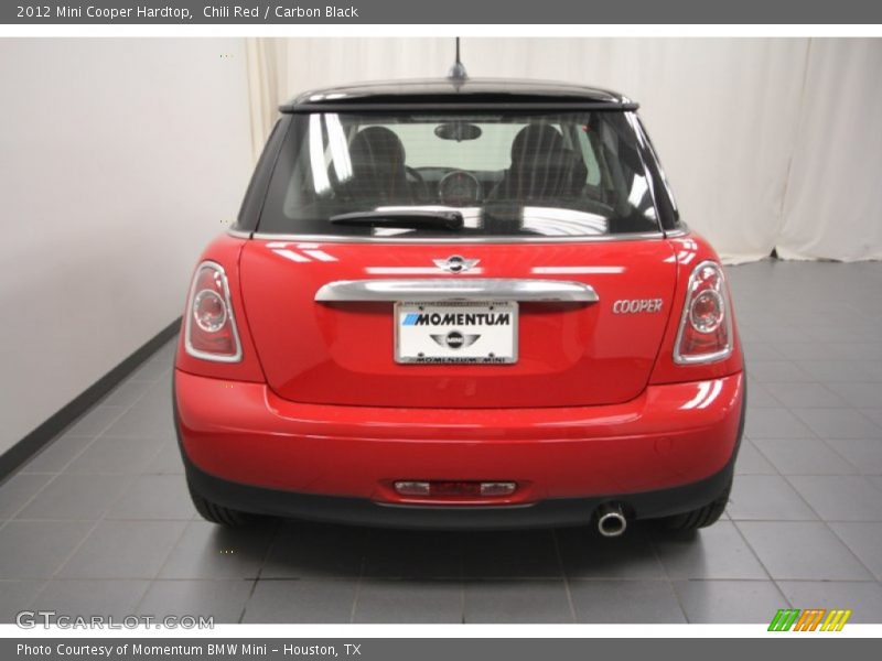 Chili Red / Carbon Black 2012 Mini Cooper Hardtop