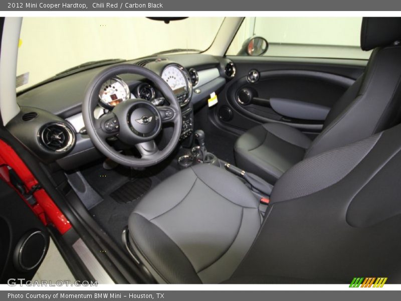 Chili Red / Carbon Black 2012 Mini Cooper Hardtop