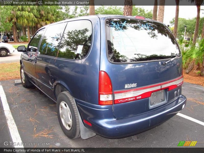 Indigo Blue Metallic / Graphite 1997 Mercury Villager GS