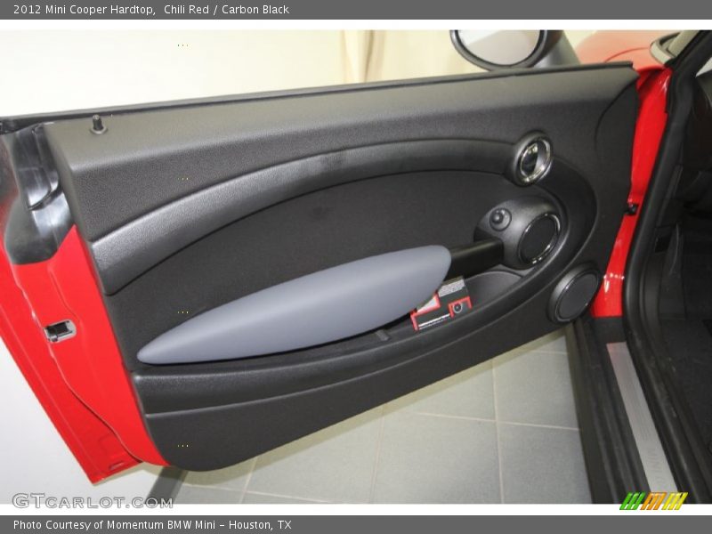Chili Red / Carbon Black 2012 Mini Cooper Hardtop