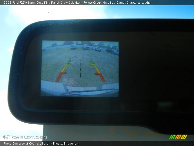 Forest Green Metallic / Camel/Chaparral Leather 2008 Ford F250 Super Duty King Ranch Crew Cab 4x4