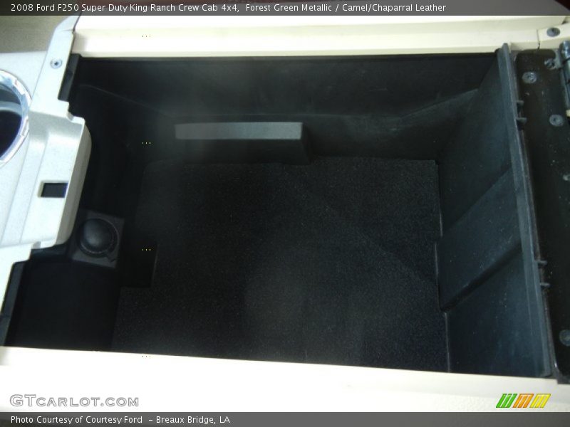 Forest Green Metallic / Camel/Chaparral Leather 2008 Ford F250 Super Duty King Ranch Crew Cab 4x4