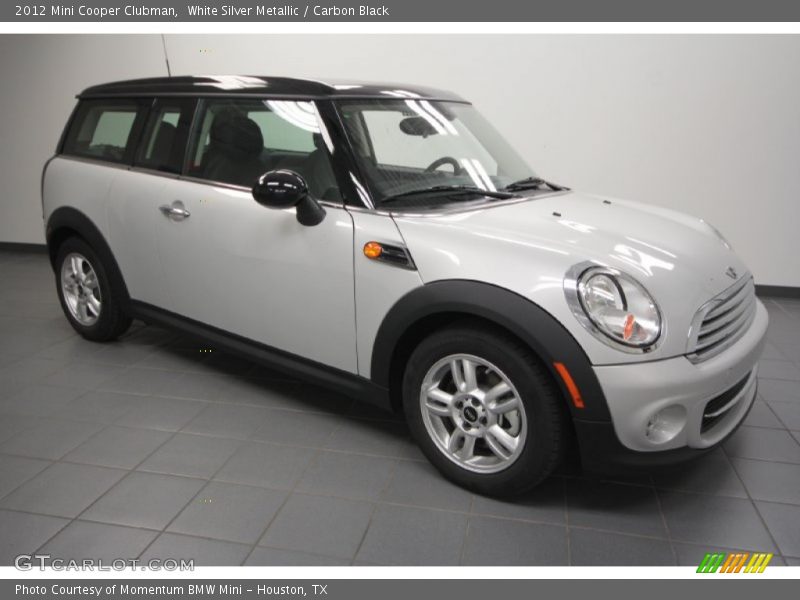 White Silver Metallic / Carbon Black 2012 Mini Cooper Clubman