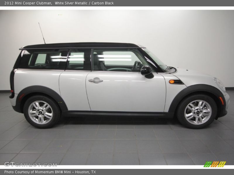 White Silver Metallic / Carbon Black 2012 Mini Cooper Clubman