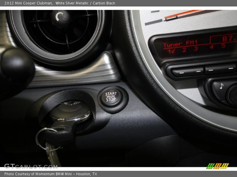 White Silver Metallic / Carbon Black 2012 Mini Cooper Clubman