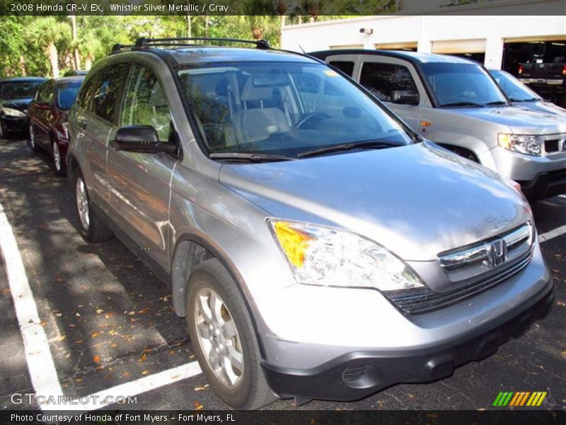 Whistler Silver Metallic / Gray 2008 Honda CR-V EX
