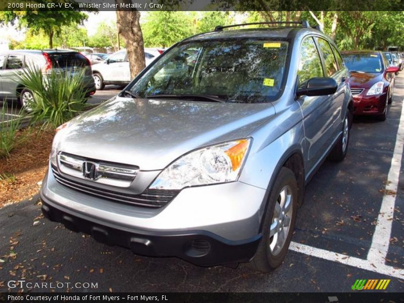 Whistler Silver Metallic / Gray 2008 Honda CR-V EX