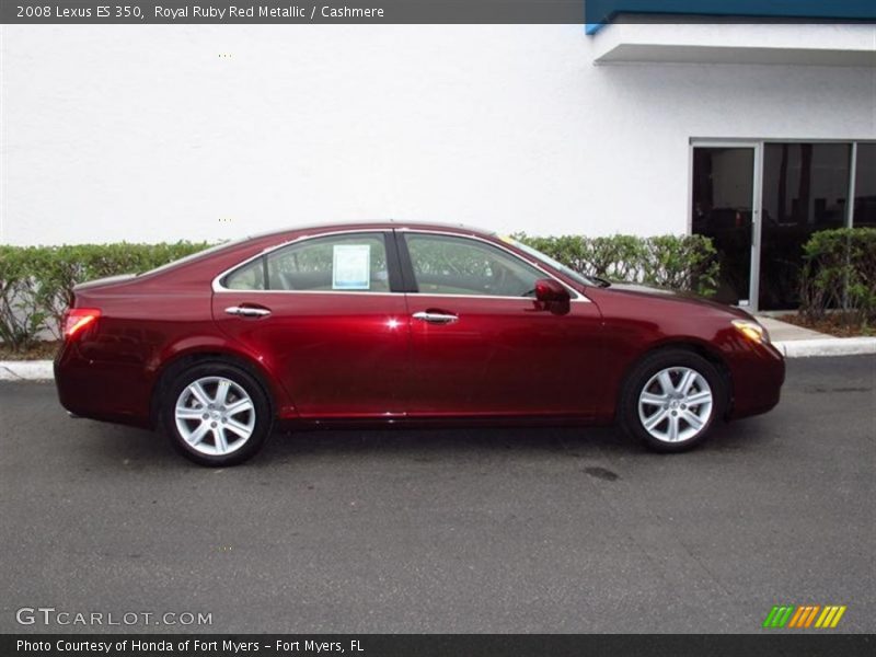 Royal Ruby Red Metallic / Cashmere 2008 Lexus ES 350