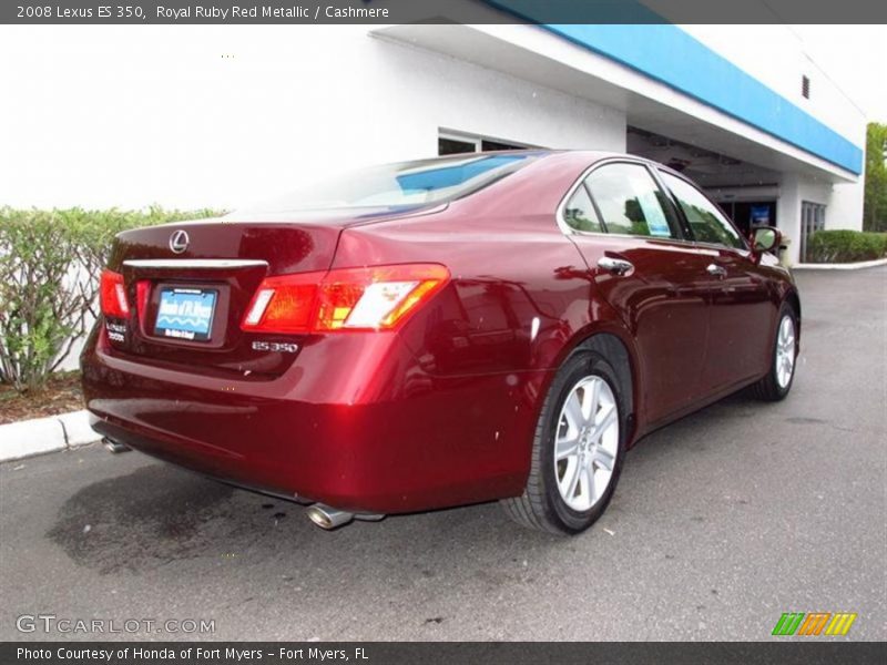 Royal Ruby Red Metallic / Cashmere 2008 Lexus ES 350