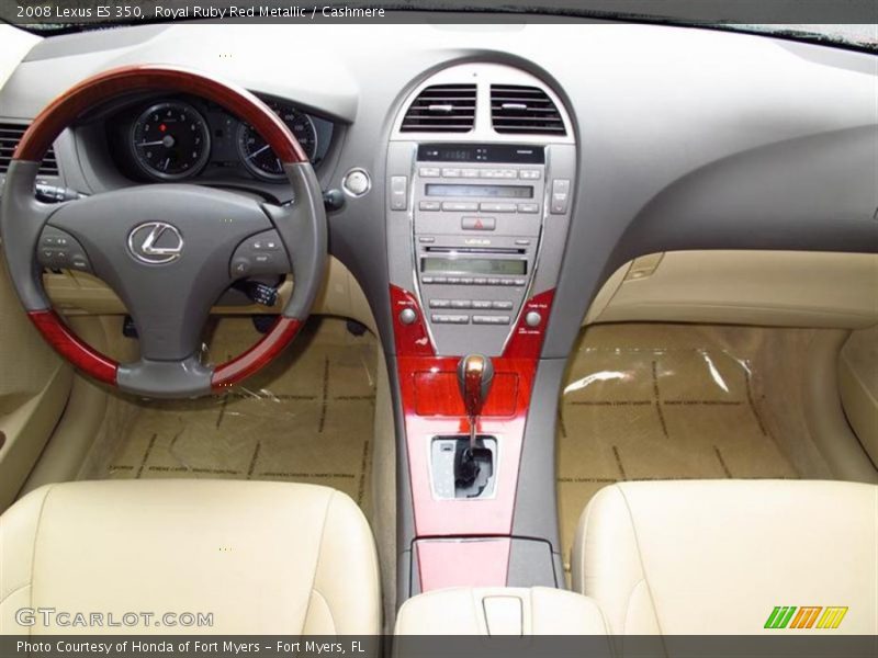Royal Ruby Red Metallic / Cashmere 2008 Lexus ES 350