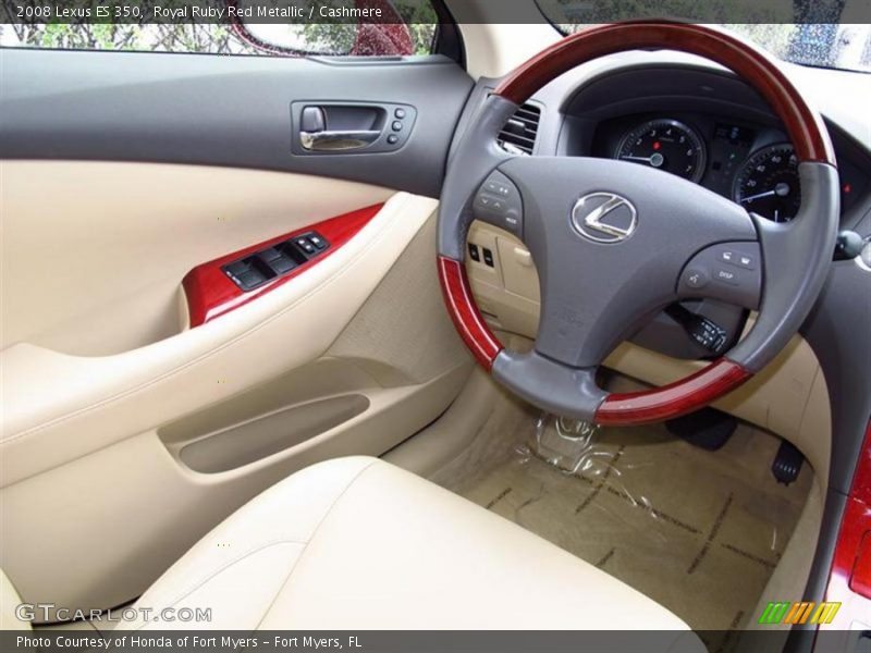 Royal Ruby Red Metallic / Cashmere 2008 Lexus ES 350