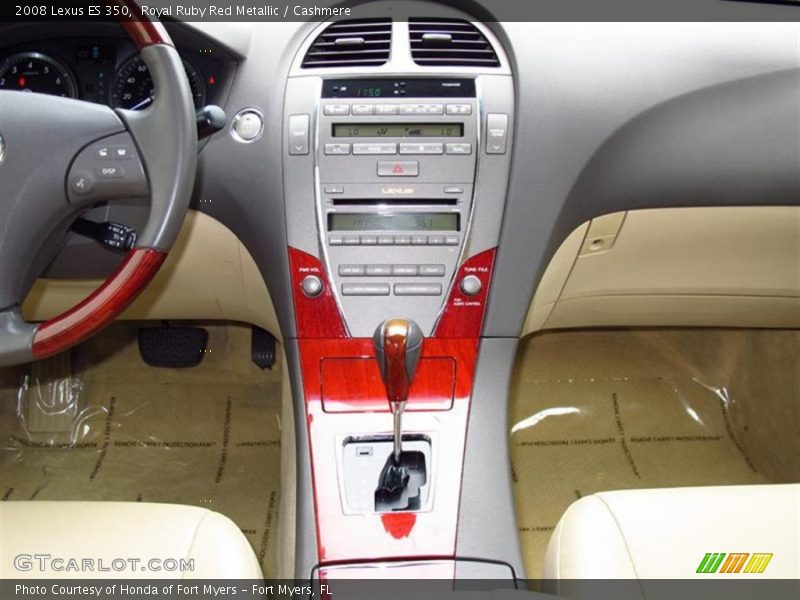 Royal Ruby Red Metallic / Cashmere 2008 Lexus ES 350