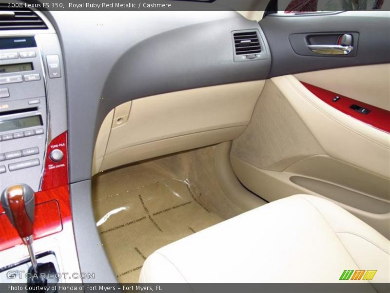 Royal Ruby Red Metallic / Cashmere 2008 Lexus ES 350