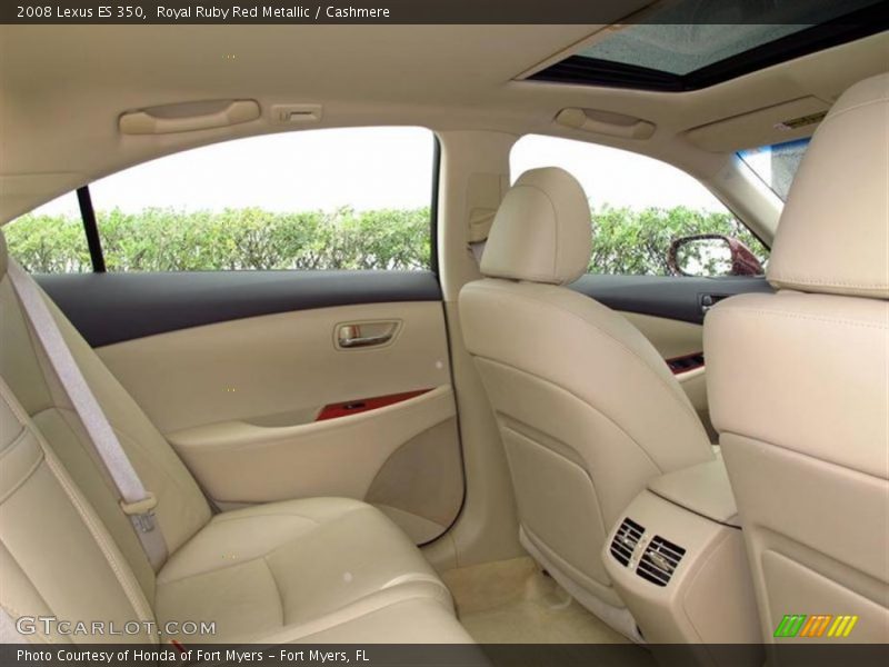 Royal Ruby Red Metallic / Cashmere 2008 Lexus ES 350
