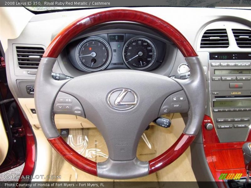 Royal Ruby Red Metallic / Cashmere 2008 Lexus ES 350