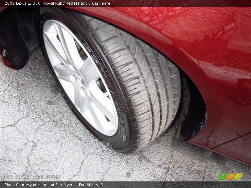 Royal Ruby Red Metallic / Cashmere 2008 Lexus ES 350