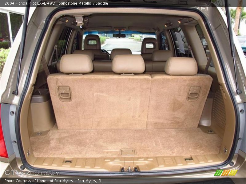 Sandstone Metallic / Saddle 2004 Honda Pilot EX-L 4WD