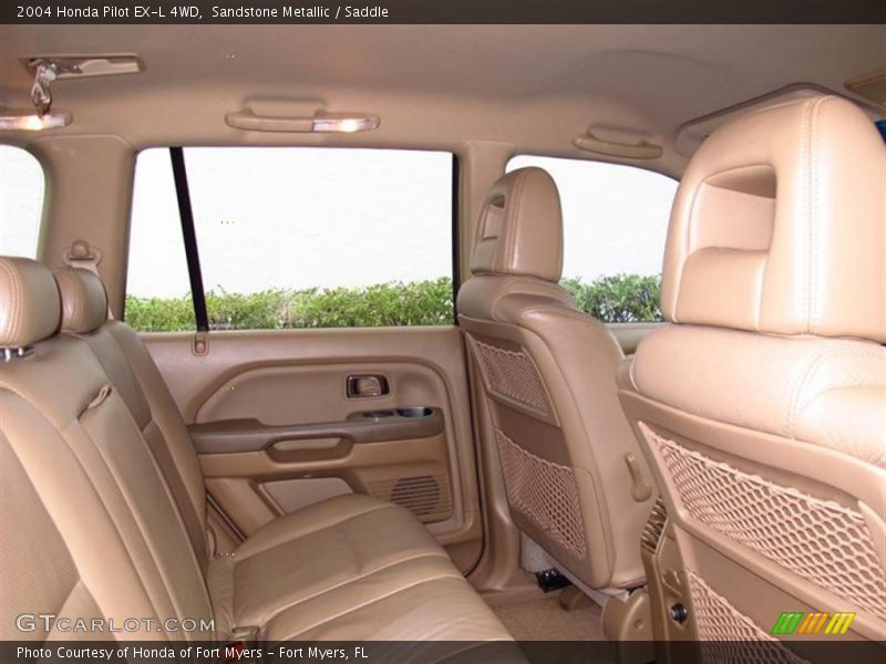 Sandstone Metallic / Saddle 2004 Honda Pilot EX-L 4WD