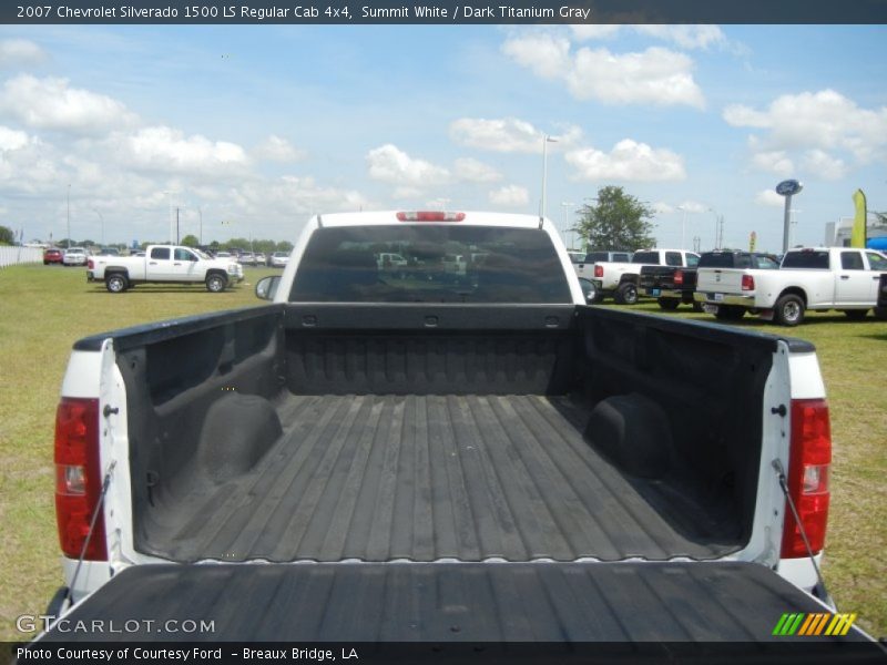 Summit White / Dark Titanium Gray 2007 Chevrolet Silverado 1500 LS Regular Cab 4x4