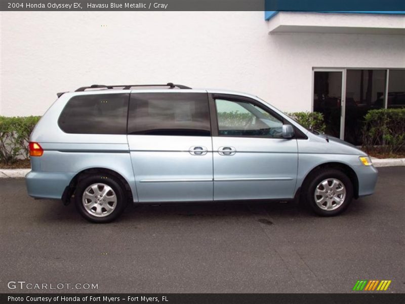 Havasu Blue Metallic / Gray 2004 Honda Odyssey EX