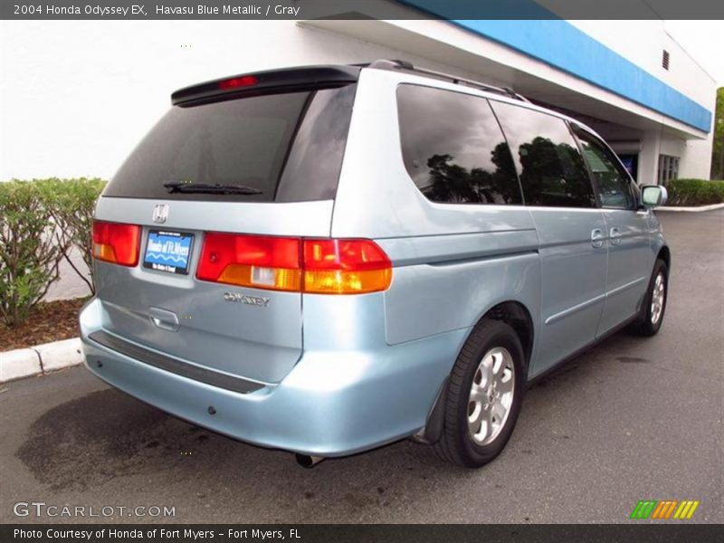 Havasu Blue Metallic / Gray 2004 Honda Odyssey EX