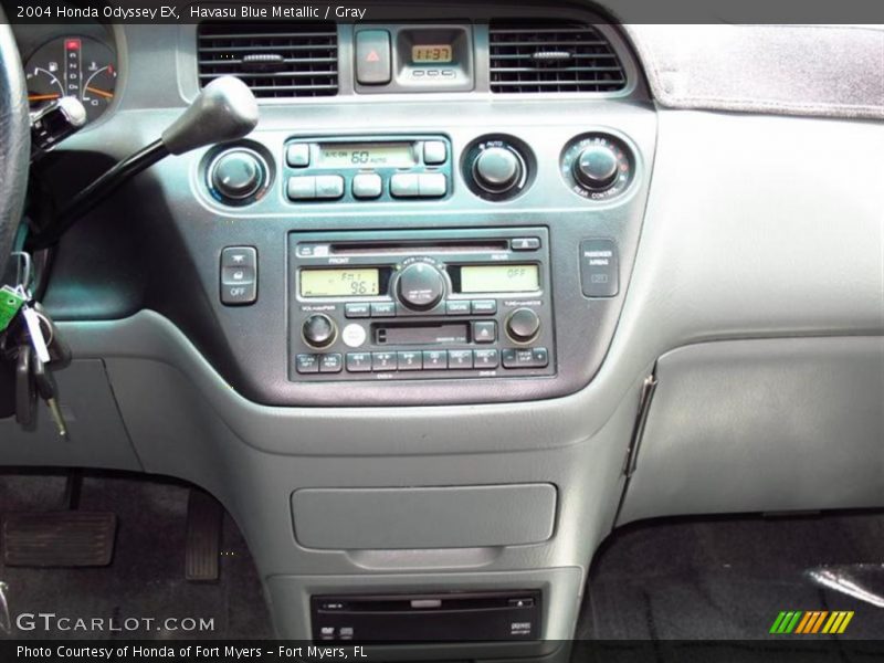 Havasu Blue Metallic / Gray 2004 Honda Odyssey EX
