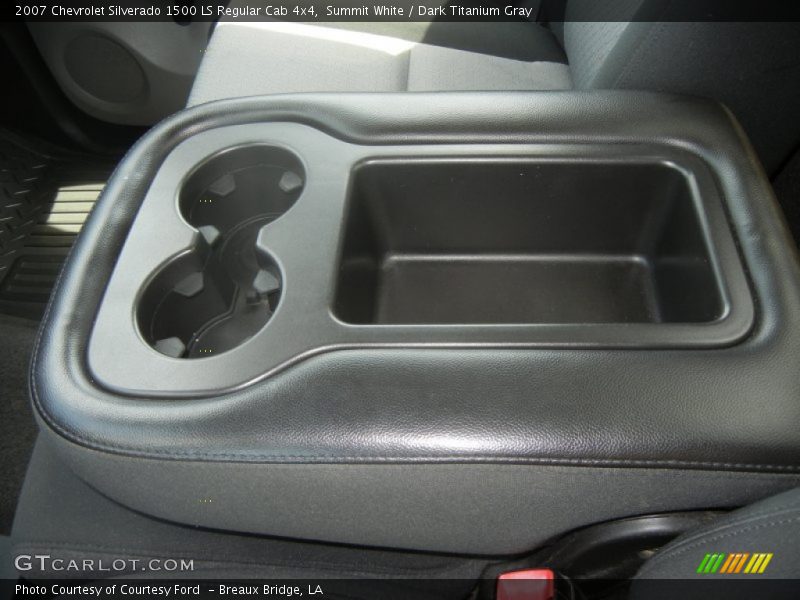 Summit White / Dark Titanium Gray 2007 Chevrolet Silverado 1500 LS Regular Cab 4x4