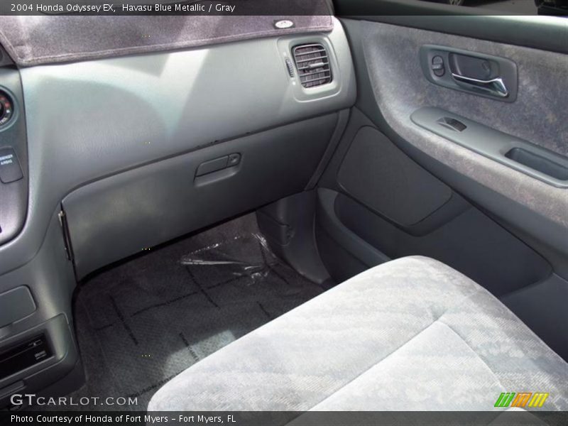Havasu Blue Metallic / Gray 2004 Honda Odyssey EX