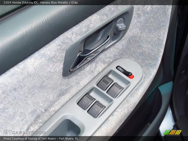 Havasu Blue Metallic / Gray 2004 Honda Odyssey EX