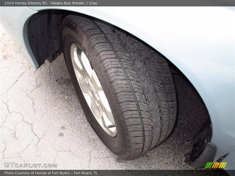 Havasu Blue Metallic / Gray 2004 Honda Odyssey EX