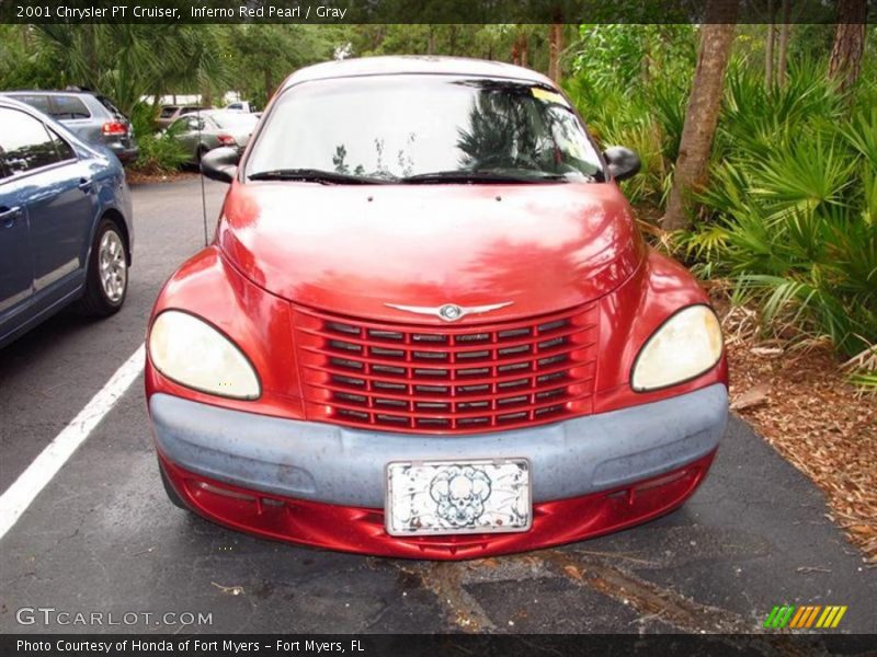 Inferno Red Pearl / Gray 2001 Chrysler PT Cruiser
