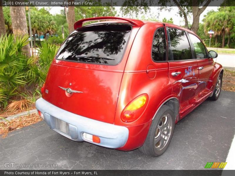 Inferno Red Pearl / Gray 2001 Chrysler PT Cruiser