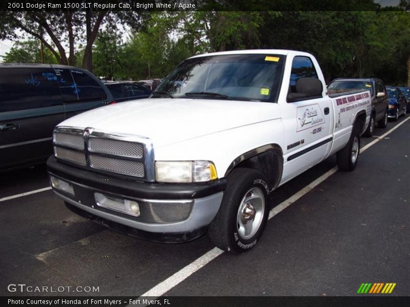 Bright White / Agate 2001 Dodge Ram 1500 SLT Regular Cab