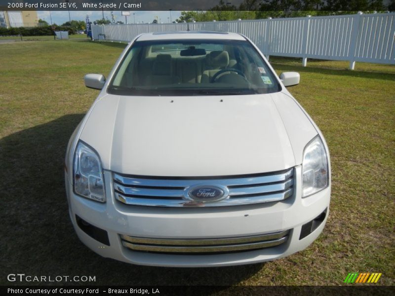 White Suede / Camel 2008 Ford Fusion SE V6