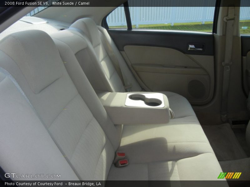 White Suede / Camel 2008 Ford Fusion SE V6